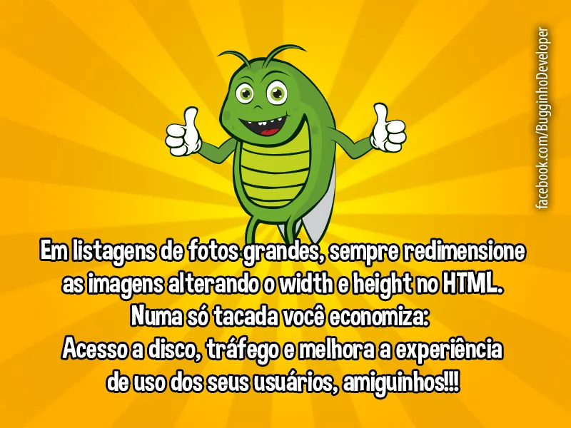 Bugginho developer, amiguinhos!